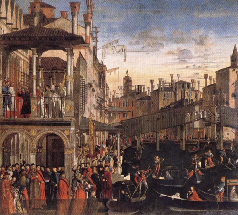 Vittore Carpaccio Cureof a Lunatic by the Patriarch of Grado